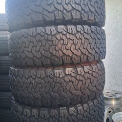 4 used Tires 265/75r16 bfgoodrich ko2 🤑free Installation and balance ‼️ 👌 