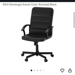 IKEA Renberget Swivel Chair, Bomstad Black, Home / Office Chair