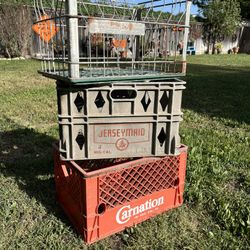 Vintage Milk Crates