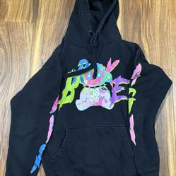 Never Broke Again Sweatshirt Mens Small 38 Baby Graphic Print Hoodie Pullover