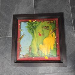 Vintage Golf Frame 16.1/4 X 16.1/4