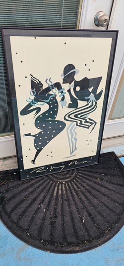 Ty Wilson Rhythm Jazz Poster 5th Printing Framed  1991 Vintage Treasure Used