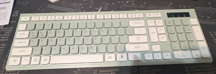 Avocado color Keyboard