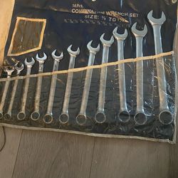 11 Piece Wrench Set