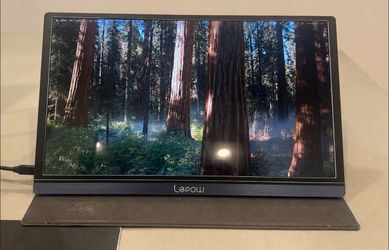 Remote Work Portable Monitor 15.6”, Dual Screen Setup