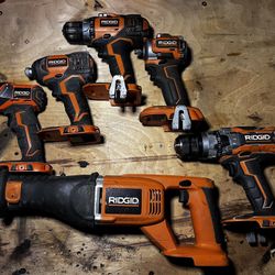 Ridgid Tool Assortment.