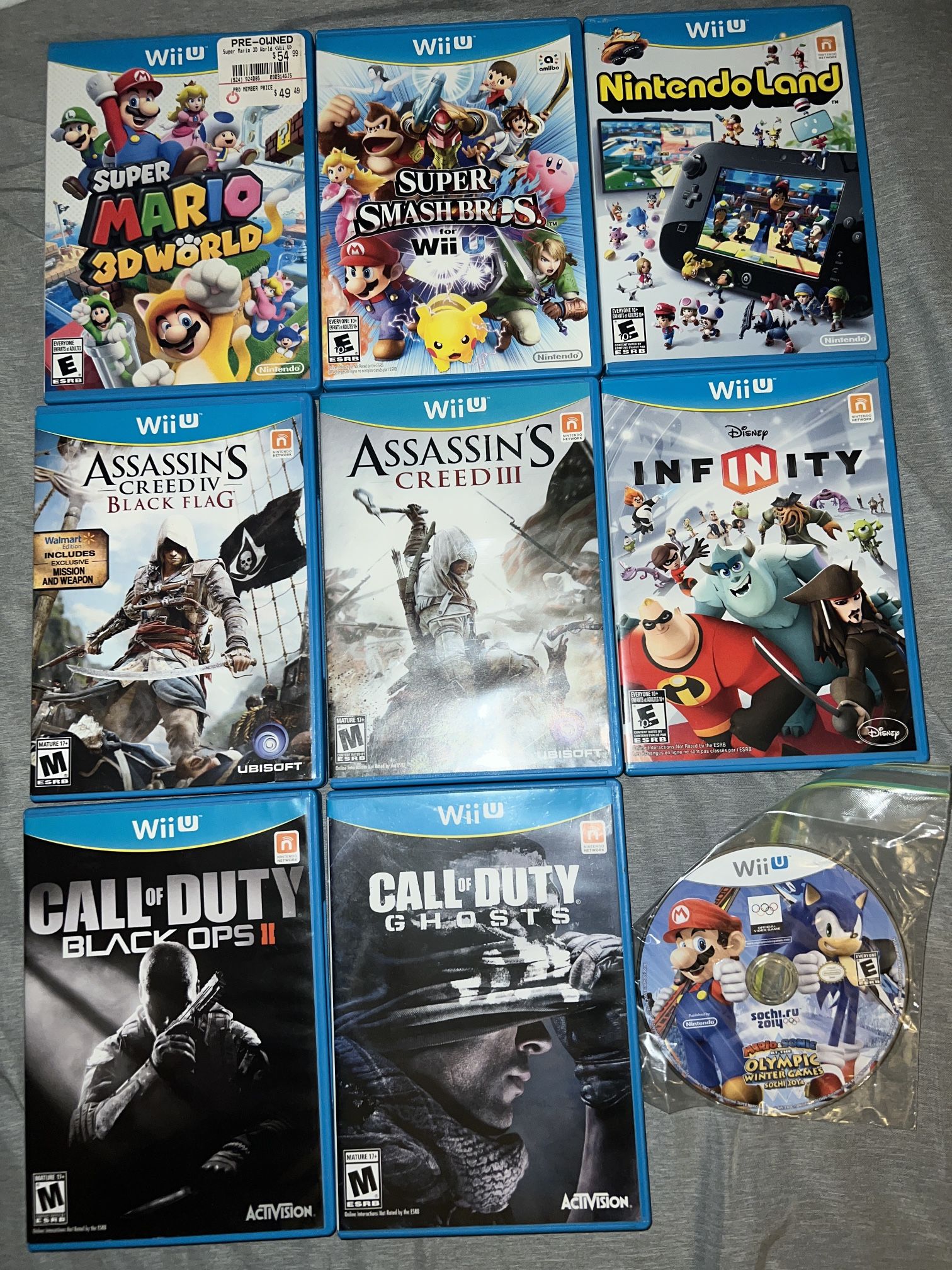 Wii U Games. READ BELOW
