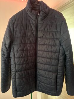 Navy Quilted Puffer Jacket