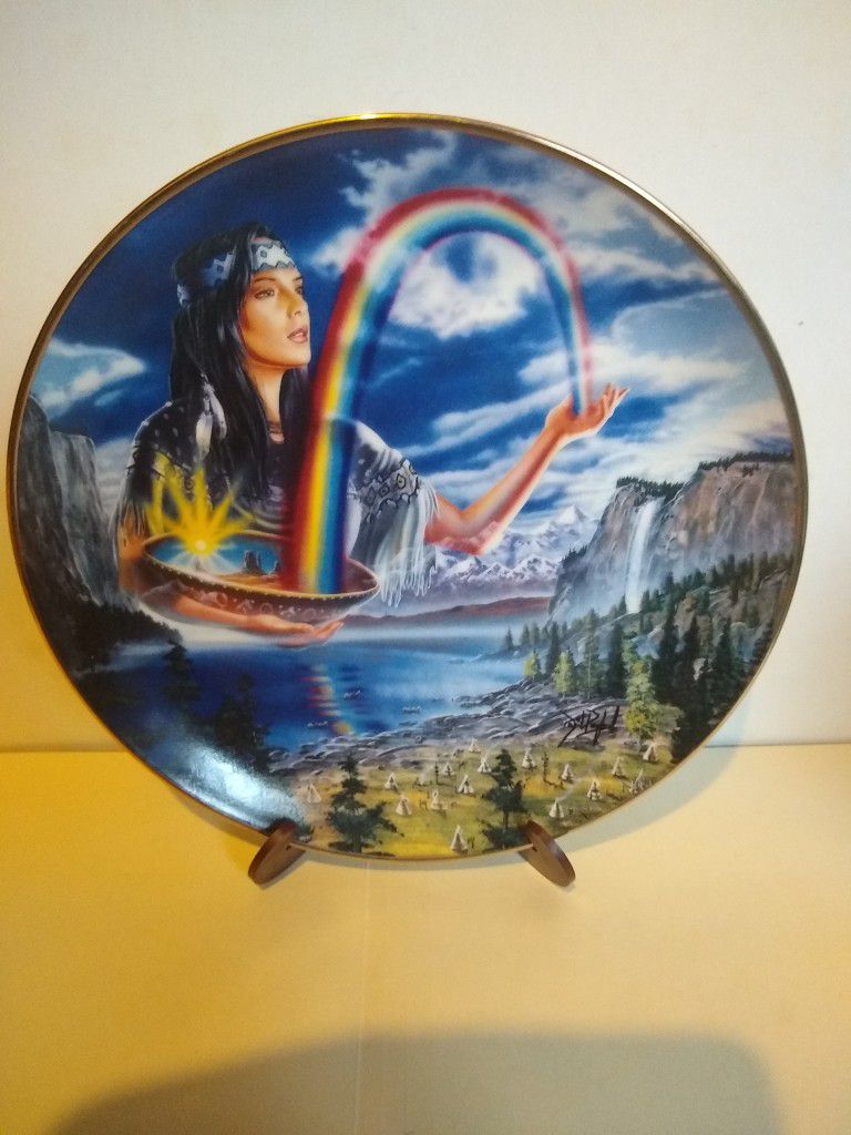 Royal Doulton "Rainbow Maiden" collector plate