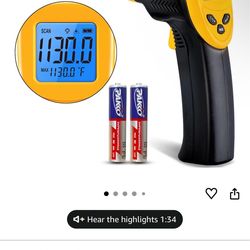 Etekcity infrared thermometer