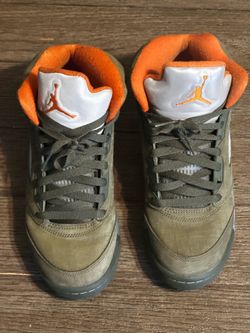 Jordan 5 Retro Olive size 7y