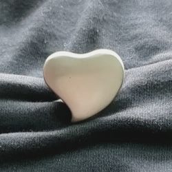 heart ring, size 8 - 8.5