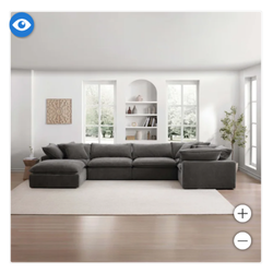 Sereen 6-Piece Modular Sectional Sofa by Aiden & Ivy – Delivery Available