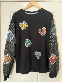 Starter Pokémon Black & Grey Sweater