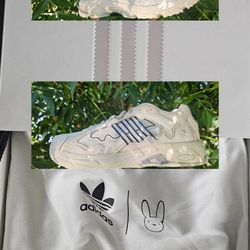 Bad Bunny Adidas Response Cl Wonderwhite size 8 mens 