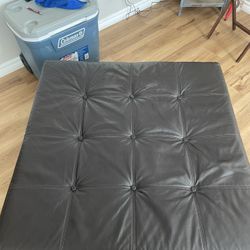 Leather Ottoman 