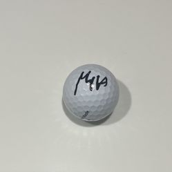 Max Homa PGA Tour Professional Golfer Autographed Golf Ball