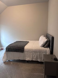 Queen bed with mattress