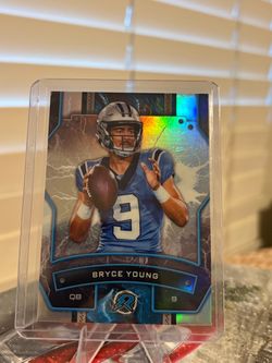 Bryce Young QB #9 Holo Football Trading Card