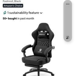 Dowinx Orange gaming chair with backrest.