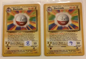 Electrode Pokémon Base Set