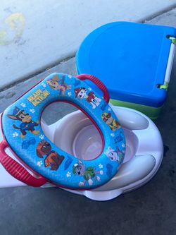 2 Clean Potty Training Toilet and one toilet Training seat