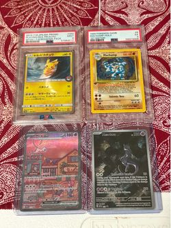 Pokemon slab pikachu machamp psa & near mint singles