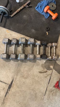 Dumbbells set 96lbs