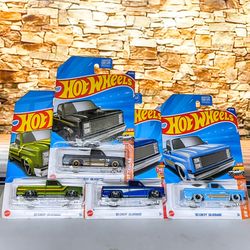 Hotwheels 83 Chevy Silverado Lot 4 $35