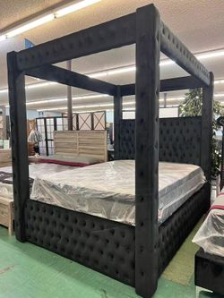 🔥Hot Deal🔥 Brand New Queen size Canopy Bed frame $899, Finance available, Delivery avaible