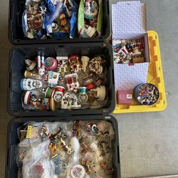 HUGE HALLMARK CHRISTMAS ORNAMENT COLLECTION FROM 70’s TO PRESENT. BOXES INCLUDED.