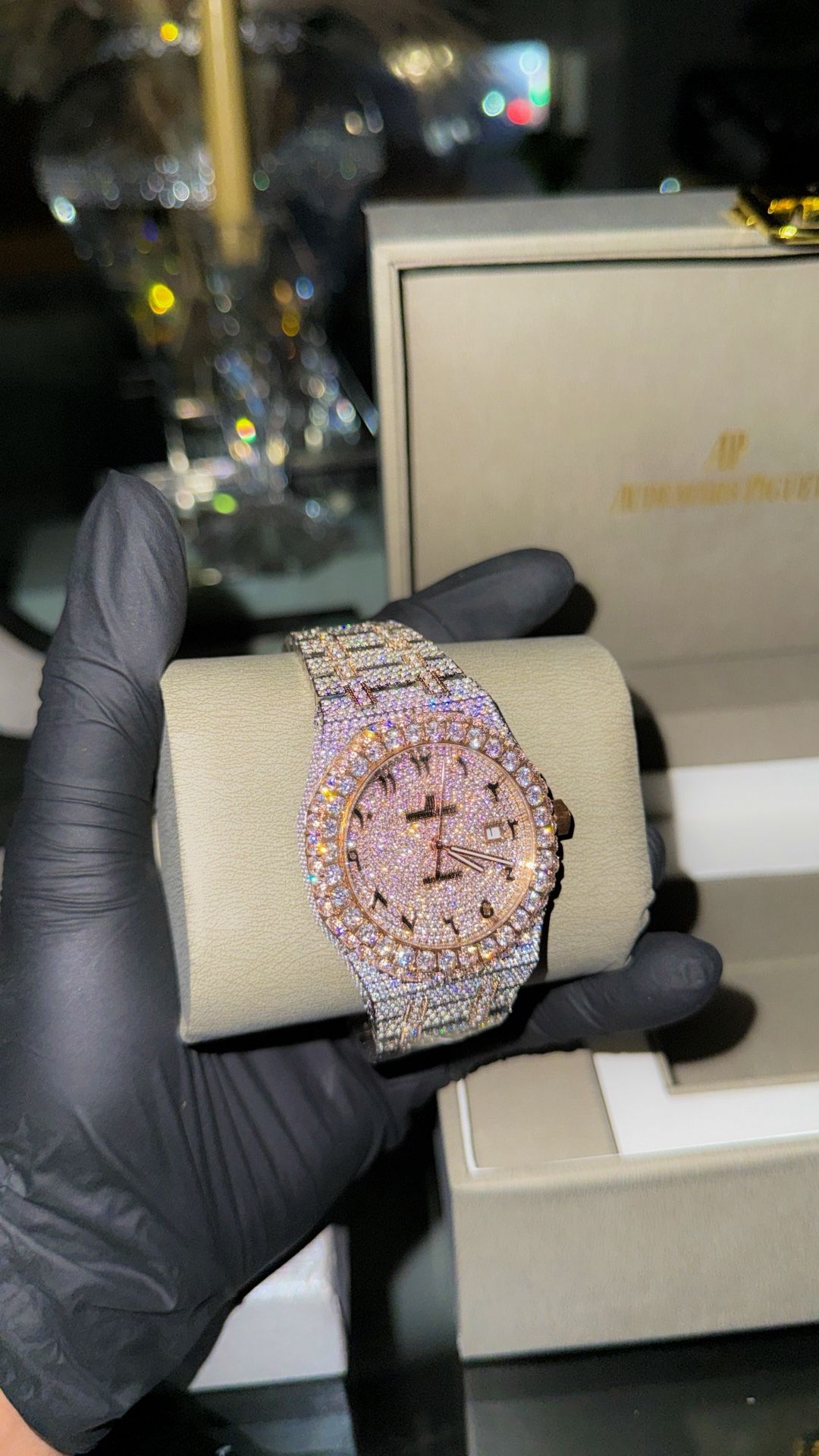 AP Style Lab Diamond Bracelet 💎 Iced Out Men’s Jewelry