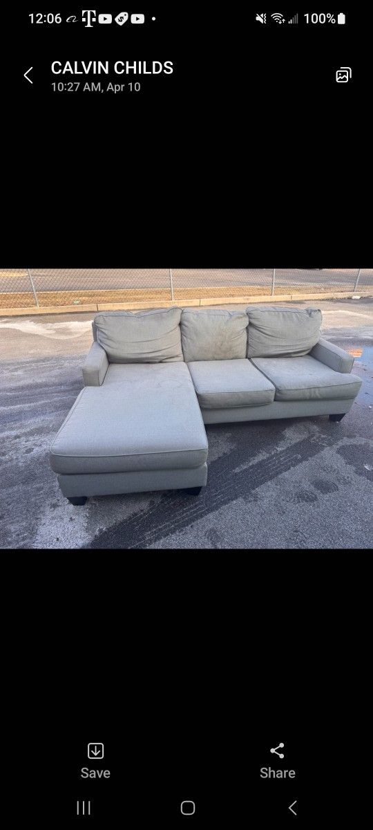 Grey Sectional Couch