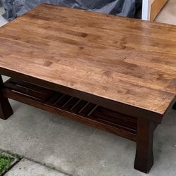 Beautiful Refinished Birch Coffee Table