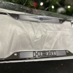 Chrysler HEMI License Plate Cover Frame