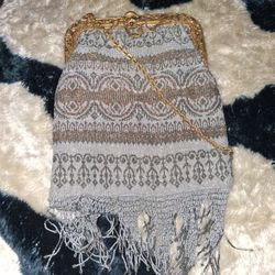 ANTIQUE BEADED PURSE