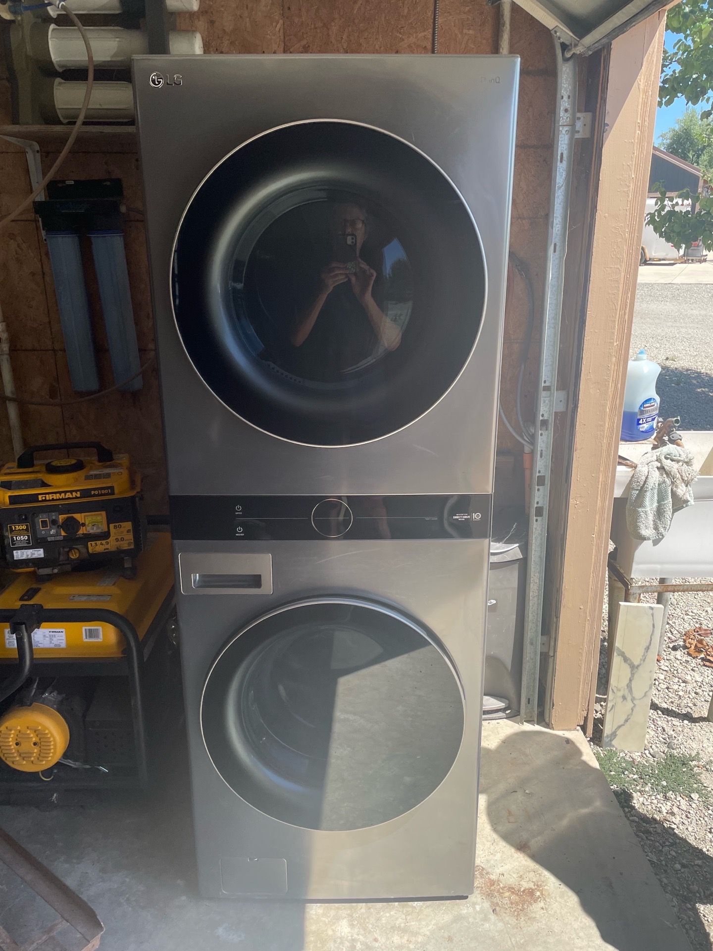 LG stacked washer and Dryer