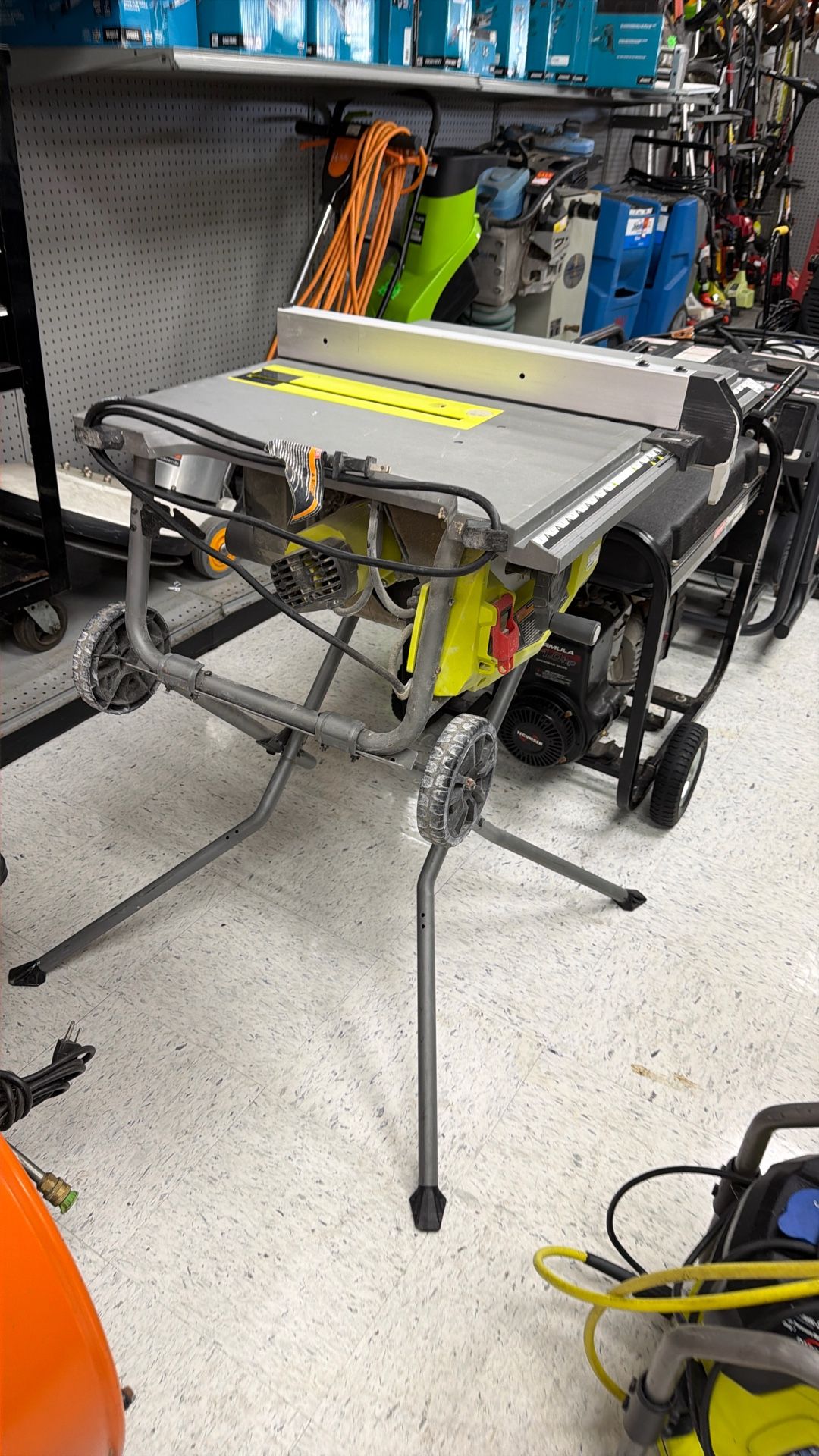 RYOBI TABLE SAW 10” 15 Amps