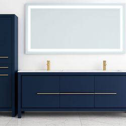 Bathroom vanity 72”