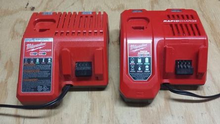 Milwaukee rapid charger M12 and M18