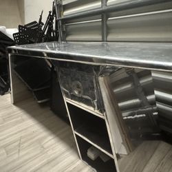 Título: Aviator Aluminum Desk – RH Style | Heavy Duty | 59” 🔥