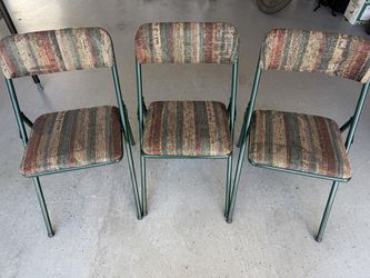 Folding Chairs (3 count sold together)