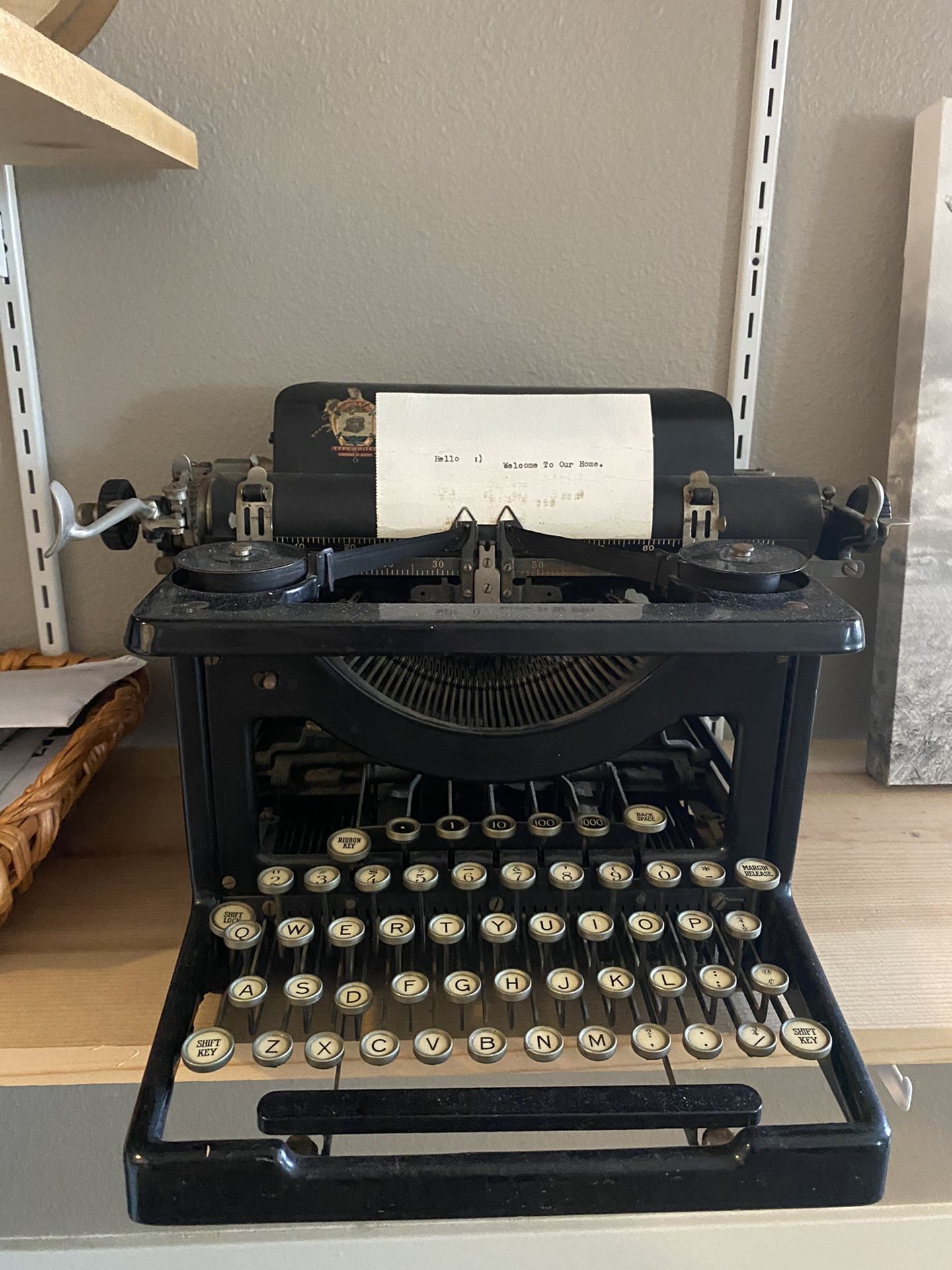 LC Smith Typewriter