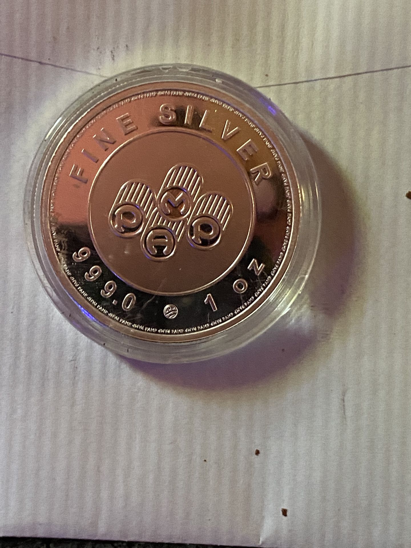 1 oz Silver Round - PAMP Buffalo