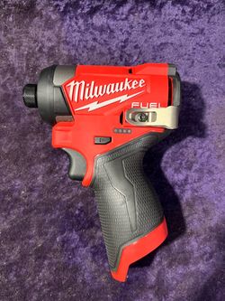 🧰Milwaukee M12 FUEL 12V  Brushless  1/4 in. Hex Impact Driver (Tool-Only) $120🧰