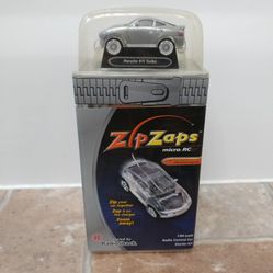 Zip Zaps Micro RC Silver Porsche - NEW
