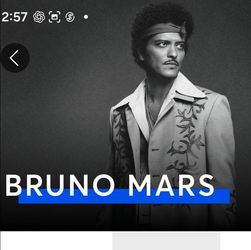 BRUNO MARS CONCERT TICKETS SoFi Stadium Sept 30. OCT 2, 3, 6 and 7 at 7pm