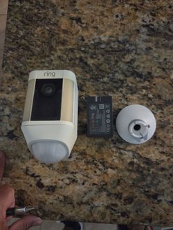 Ring spotlight cam + one battery