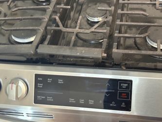 Stainless Steel Gas Range with 5 Burners