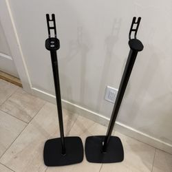 Sonos One / One SL / Play:1 Speaker Stands Pair - Black - Stands Only